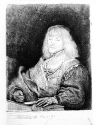 Portrait of a Man at a Desk, 1641